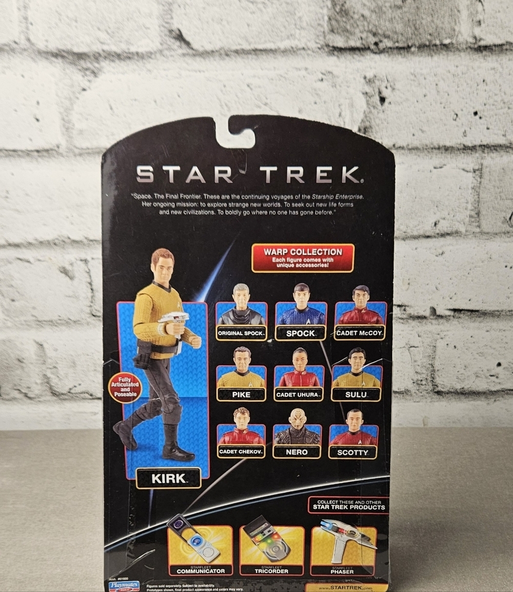 Star Trek 2009 Captain Pike Figure Warp Collection NIB Playmates - Picture 2 of 10